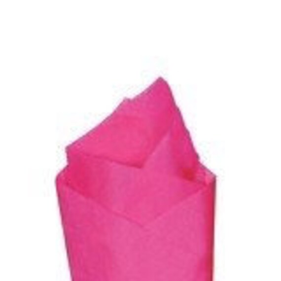Cerise Hot Pink Tissue Paper, Sheets Bulk Tissue Paper Gift Packaging, Fuchsia Wedding Supplies, Hot Pink, Bright Pink, Neon Pink Il_570xn