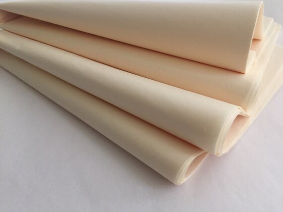 French Vanilla Tissue Paper, Sheets Bulk Tissue Paper Gift Packaging, Cream Wedding Supplies, DIY Crafts, Champagne Wedding Favor Bags Il_570xn