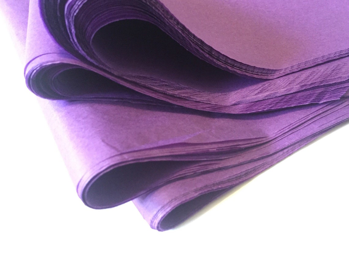 Purple Tissue Paper Sheets Bulk Tissue Paper Gift Packaging Etsy
