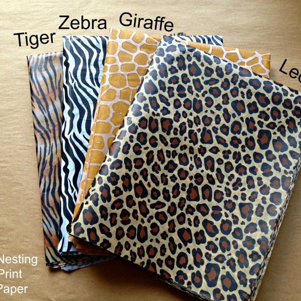 Printed Tissue Paper Sheets Etsy