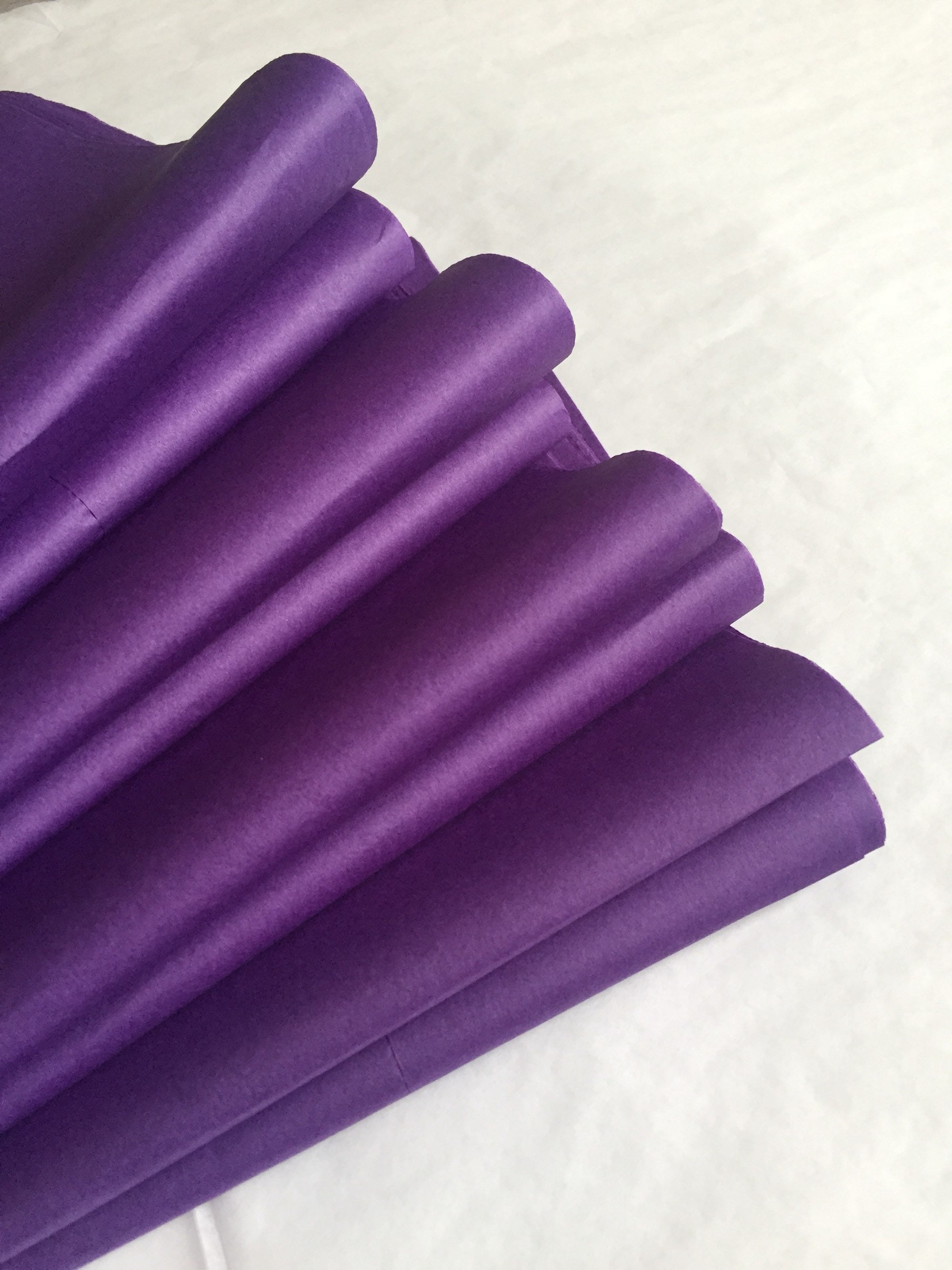 Purple Tissue Paper Sheets Bulk Tissue Paper Gift Packaging Etsy