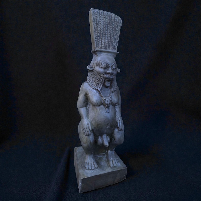 Ancient Egyptian God Bes Statue: Fierce Protector of the Household ...