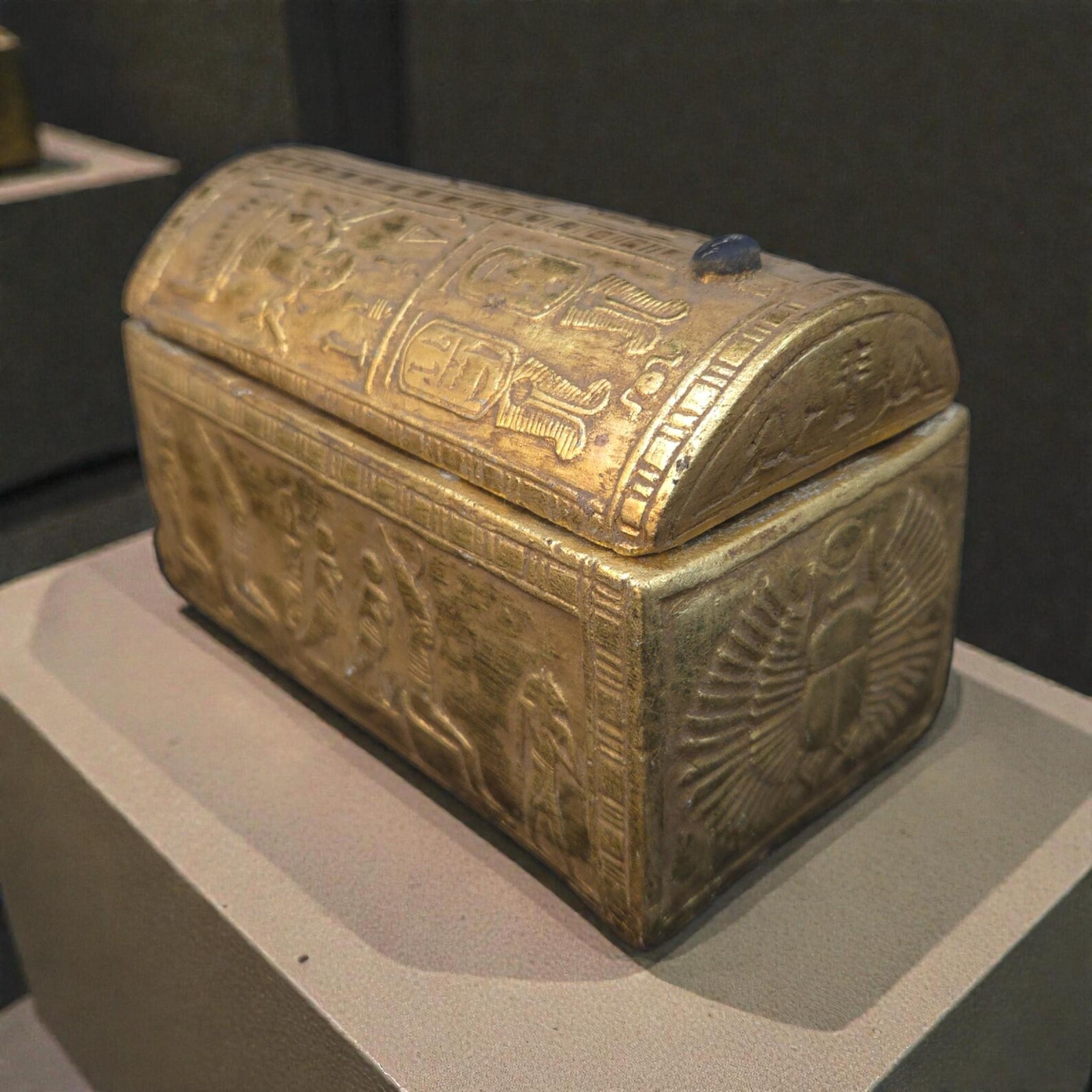 Ancient Egyptian Pharaonic Box: Sacred Vessel of Protection | Rare ...