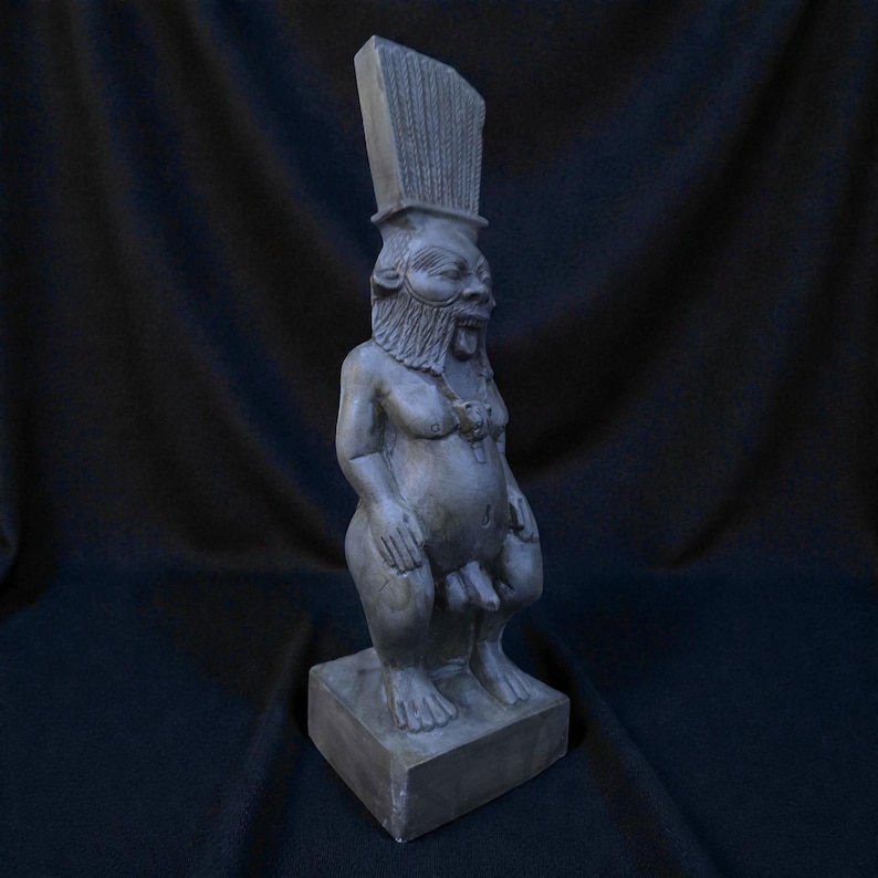 Ancient Egyptian God Bes Statue: Fierce Protector of the Household ...