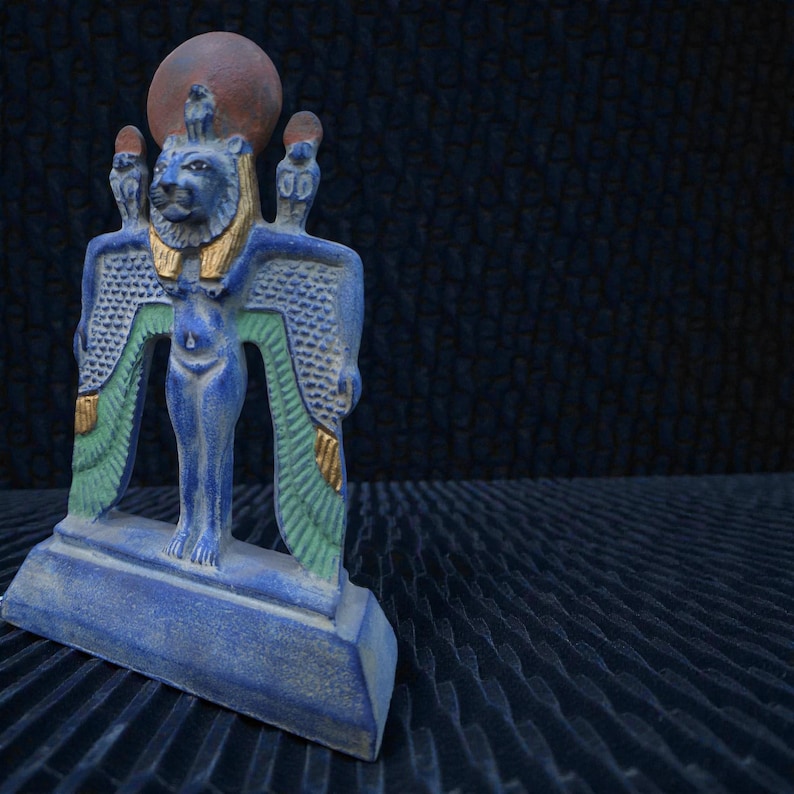 Ancient Egyptian Winged Sekhmet Statue Lioness Goddess of Power Rare ...