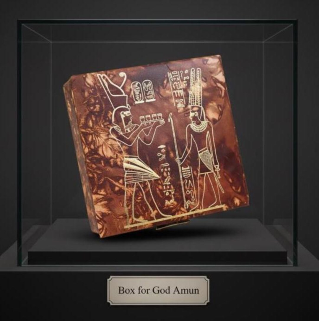 Ancient Egyptian Amun Sacred Storage Box: God of Kingship – Rare ...