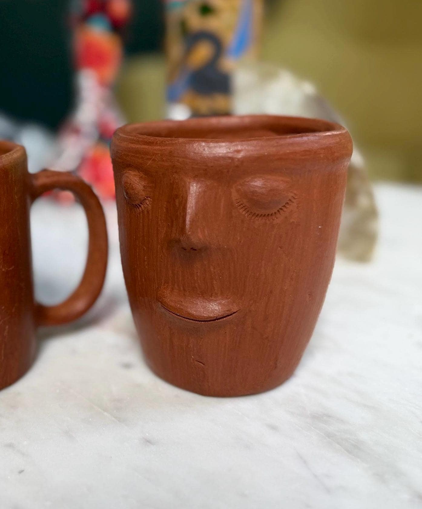 Clay face mug - Etsy 日本