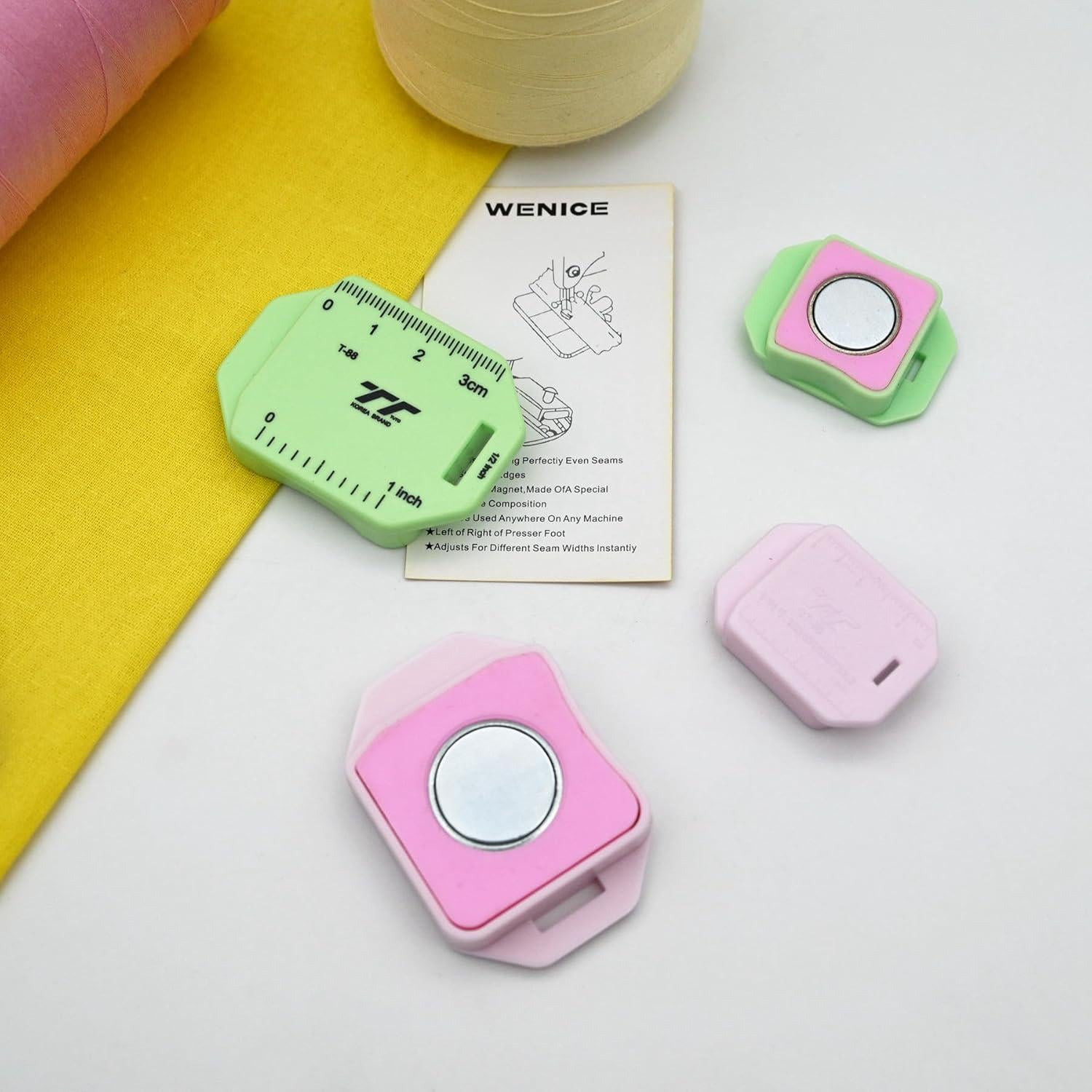 Seam Allowance Ruler L Magnetic Seam Guide for Sewing | Seam Guide ...