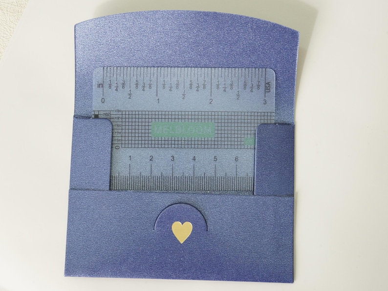 Wallet Ruler Times Table The Minute Ruler | Wallet Ruler L Mini Sewing Gauge, FREE Shipping - Etsy