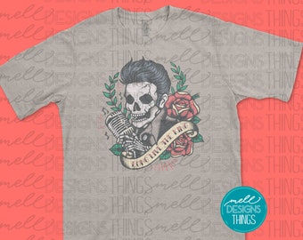 【IONSEOUL】Elvis Printing Long Sleeve 4JH570 Vocal_V8602L_BLACK_LST_MINERAL