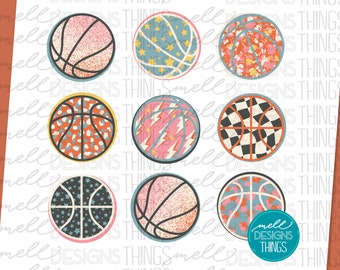 Retro Basketball Design | Sublimation PNG File (Digital Download)