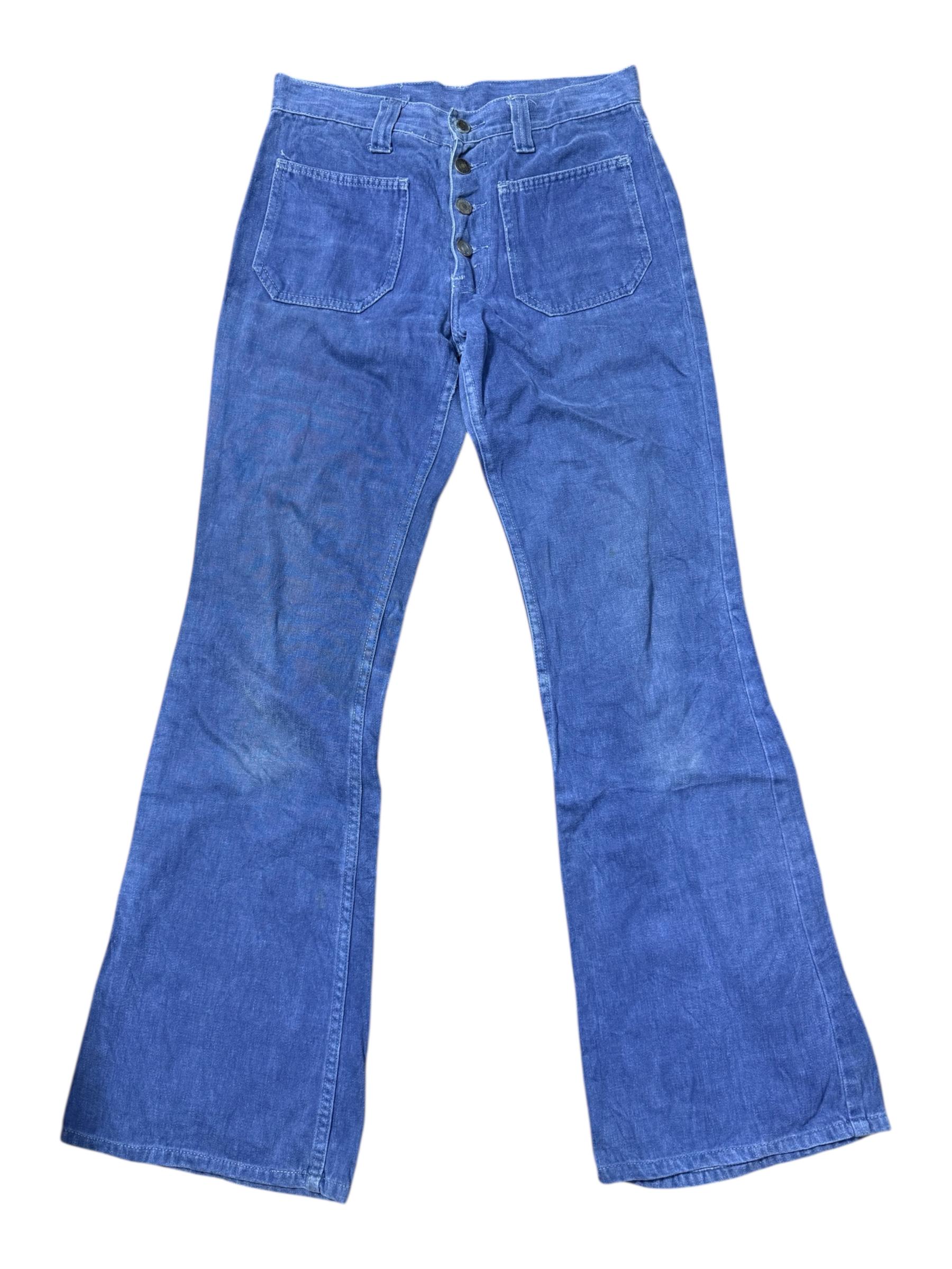 Vintage 1960s-70s Levis Big E Denim Jeans Blue Button Fly USA - Etsy