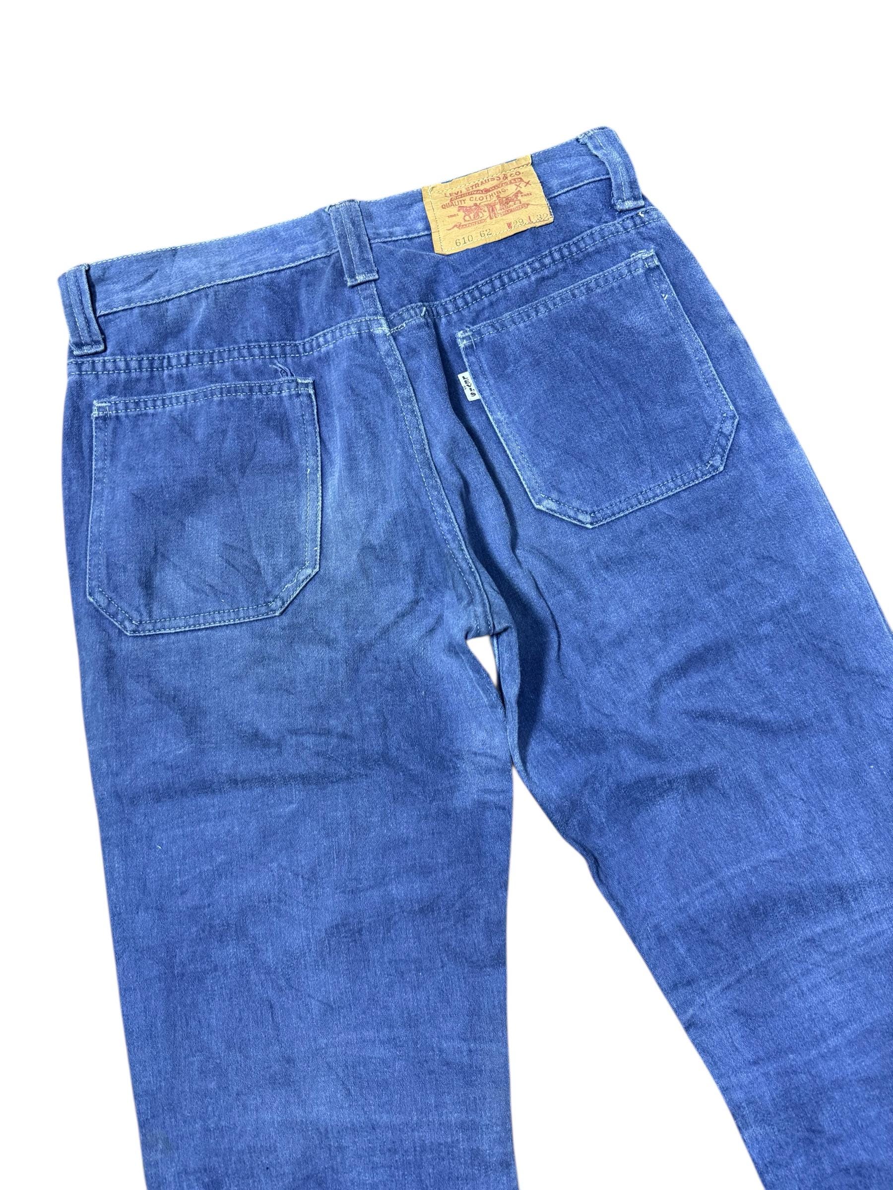 Vintage 1960s-70s Levis Big E Denim Jeans Blue Button Fly USA - Etsy