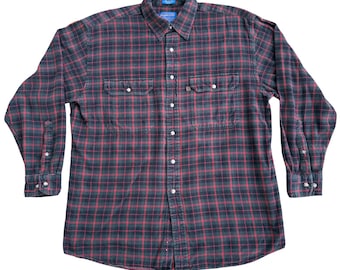 Vintage Pendleton Baumwoll Flanell Arbeitshemd