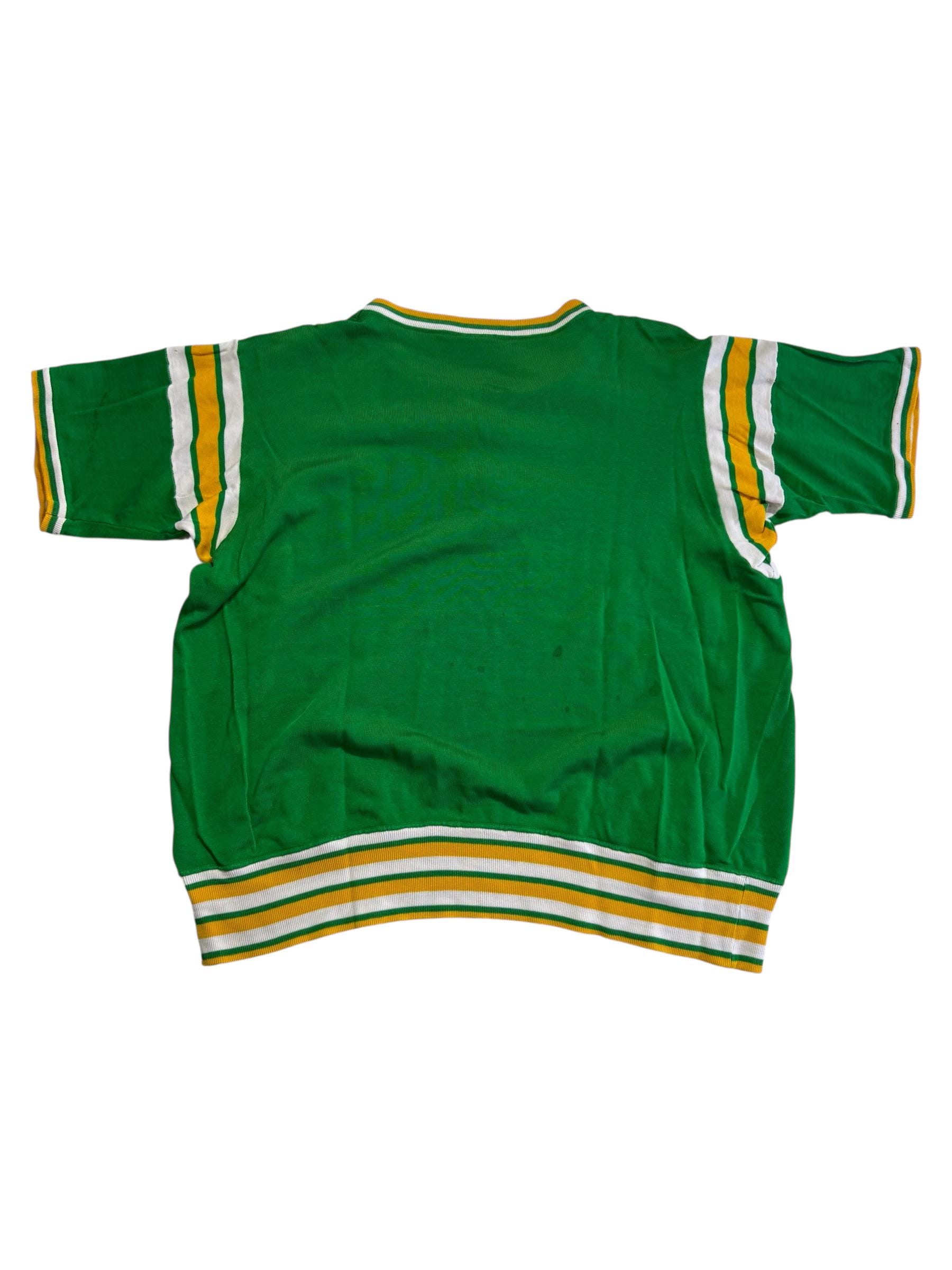 Vintage 1960s-70s Mason Athletic Wear Half Zip Durene Jersey Shirt
