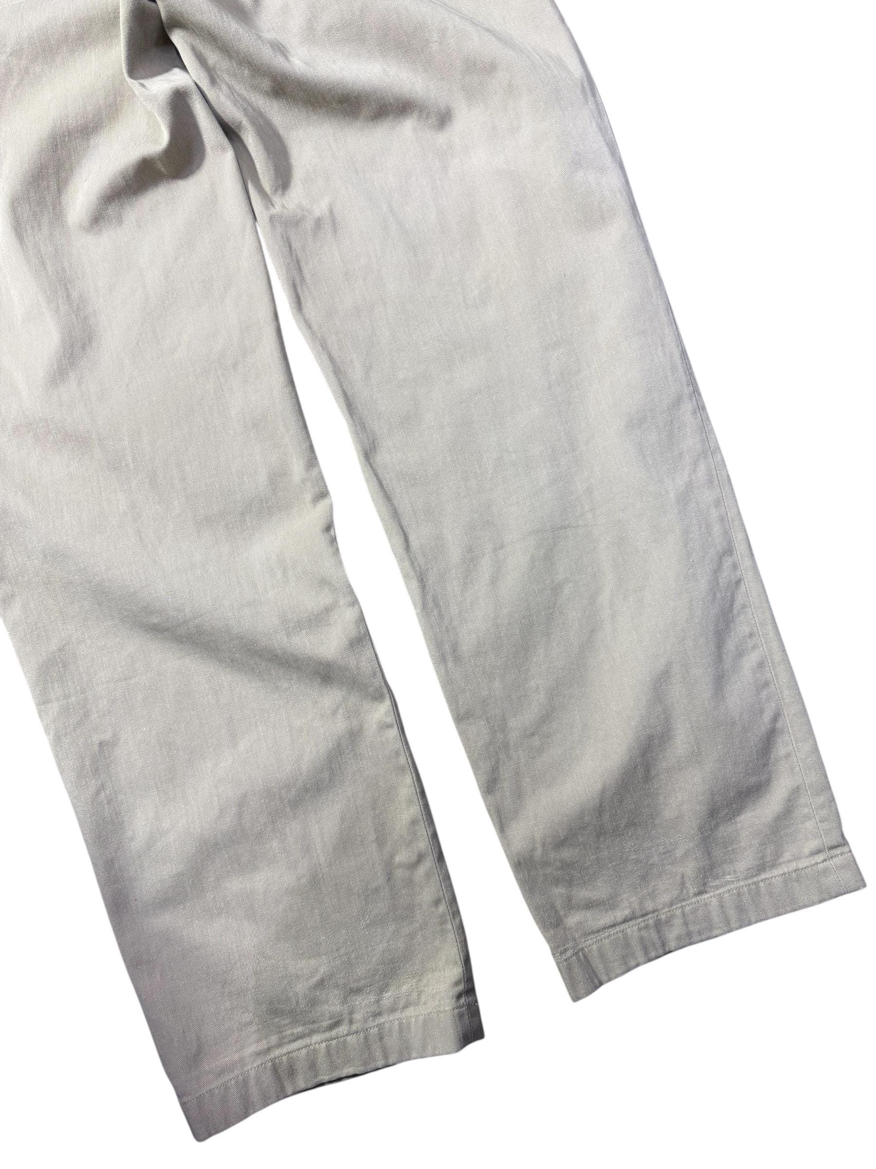 Vintage 1970s Unbranded Chino Pants Talon Zipper Classic Ivy