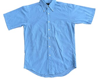 Vintage 1960s Towncraft “Penn-Prest” Short Sleeve Button-Down Shirt