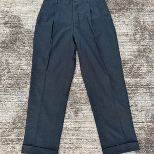 Gabardine 50s Pants - Etsy