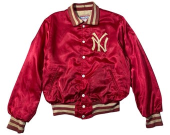 Vintage Empire Varsity Jacket M 70s Bomber Embroidered Blue - Etsy