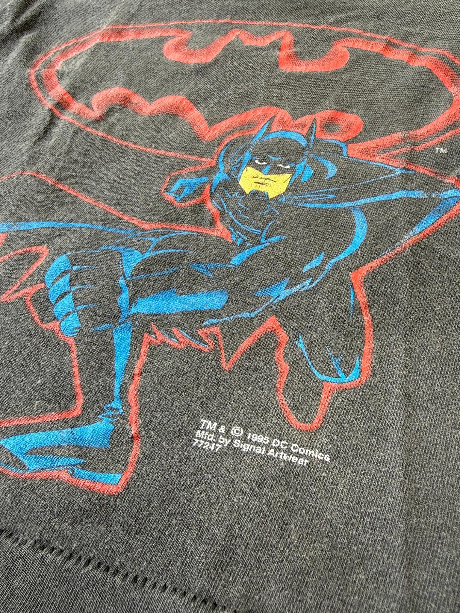 Vintage 1995 Batman DC Comics Kids T-shirt Made in USA - Etsy