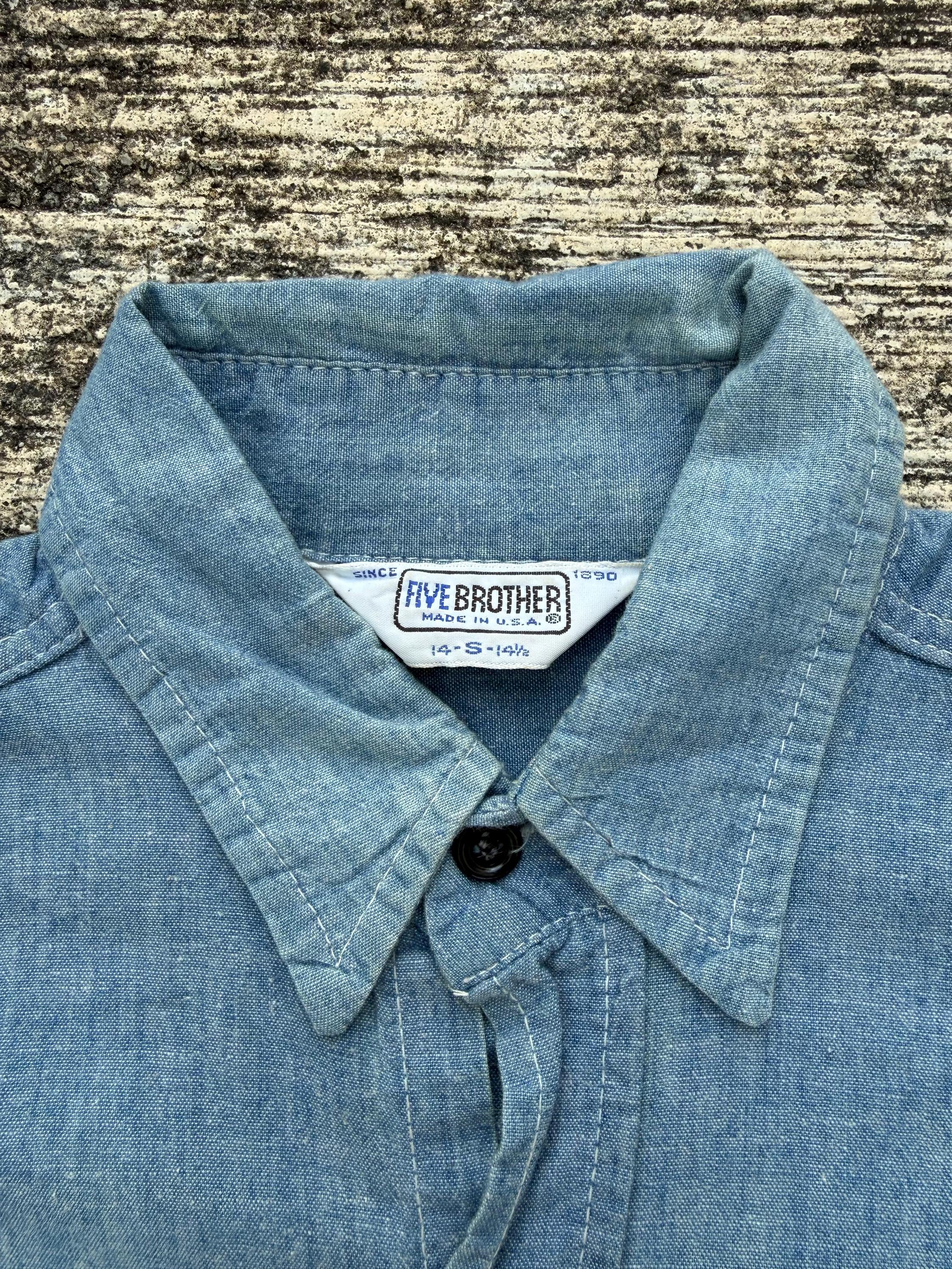 5 Brother 60s Chambray Shirt 森タグ後期