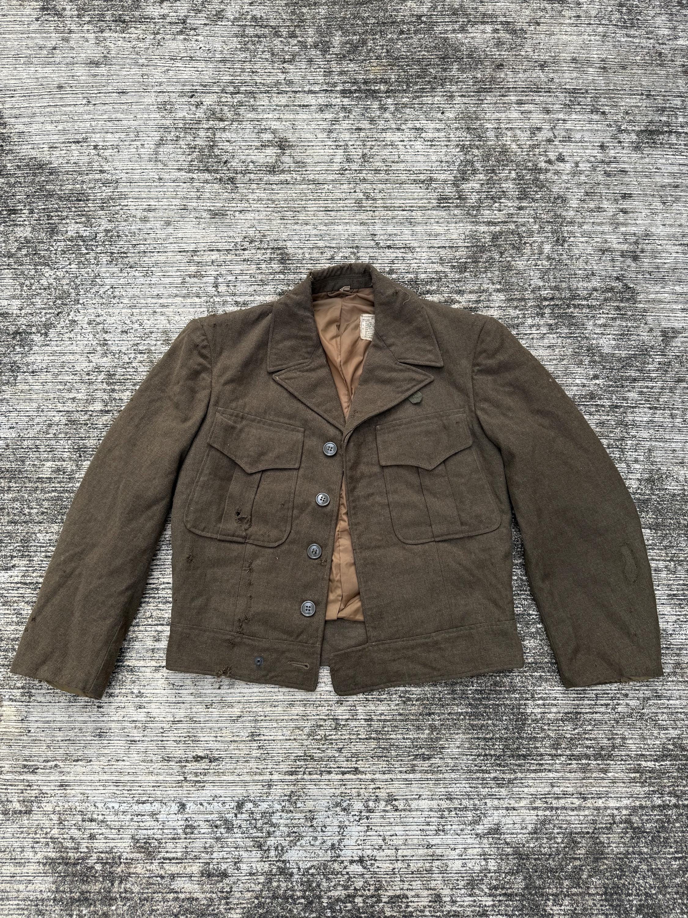 Vintage WWII 1940s U.S. Army Ike Jacket M1944 Wool Field Jacket