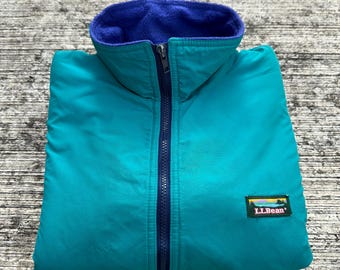 Chaqueta de entrenamiento vintage LL Bean, fabricada en EE. UU.