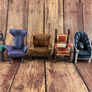 Raine Resin Miniature Chair - Etsy