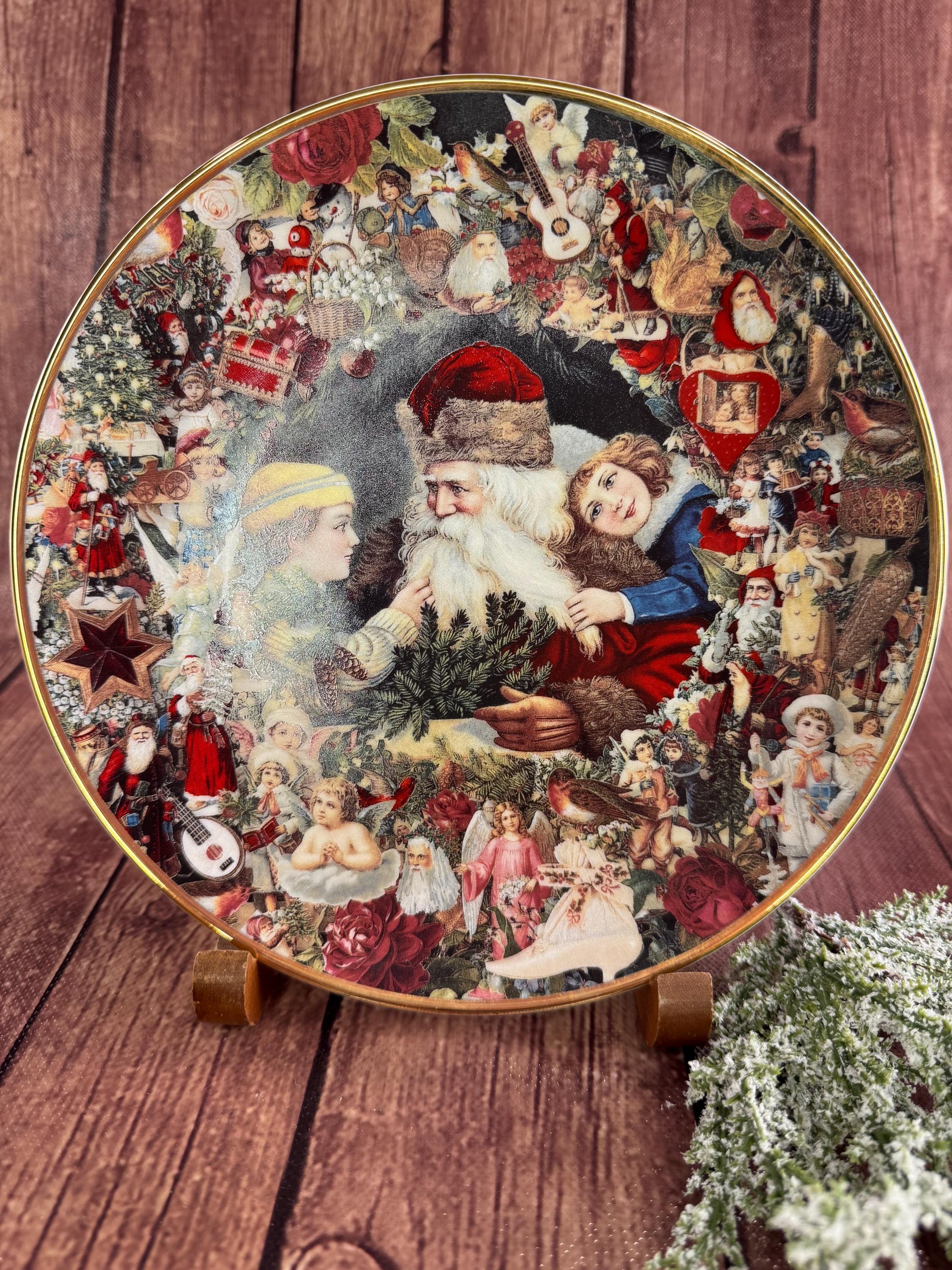 1992 Christmas Plate - Etsy