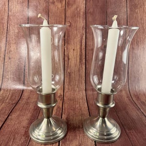 Rogers Silver Candlesticks - Etsy