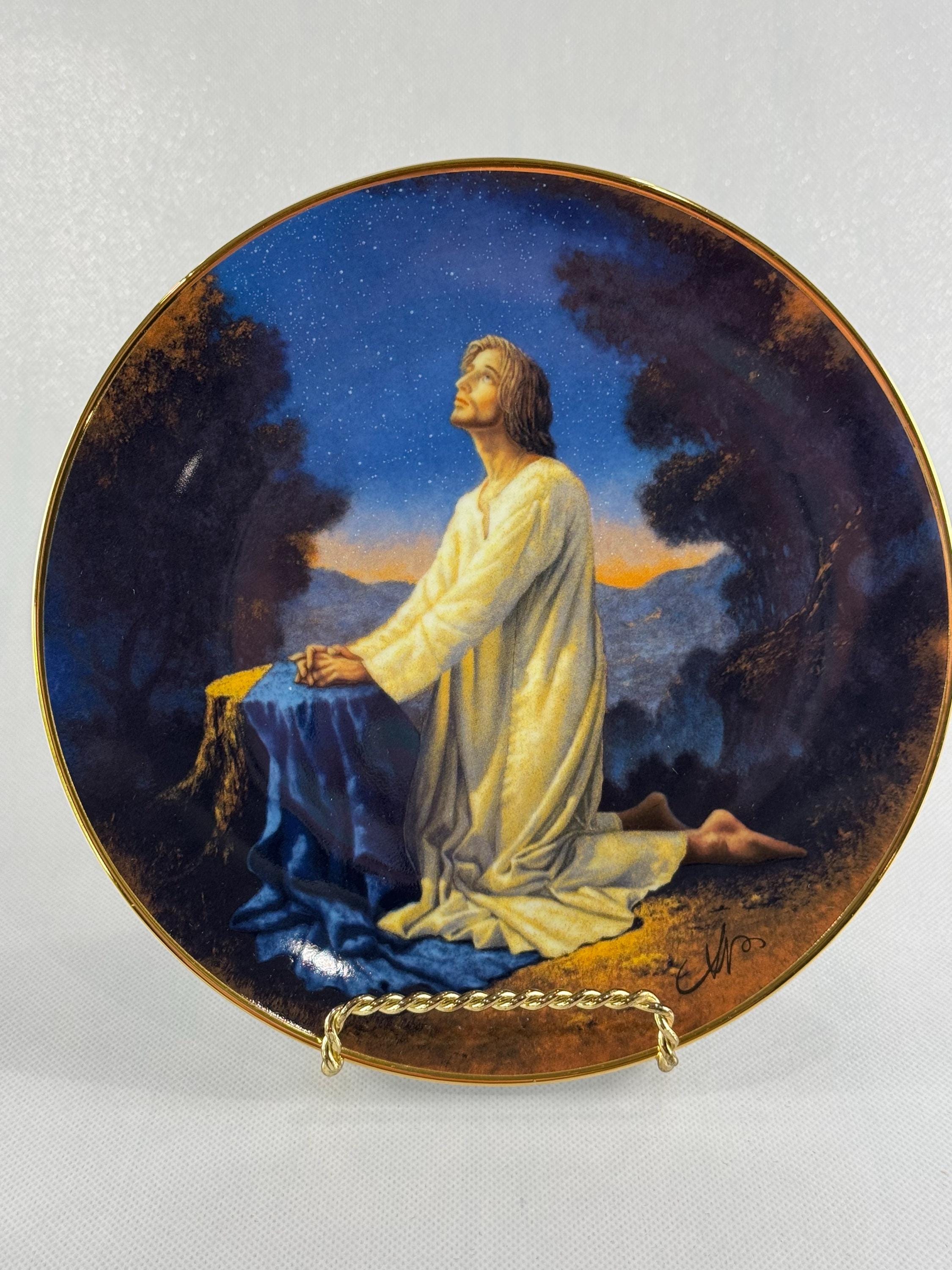 Franklin Mint Jesus Plates - Etsy