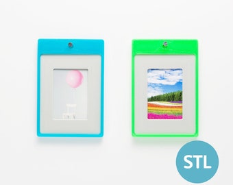 3D Print File STL Files | Instax Mini Frame Polaroid Frame Wall Hanging Instax Frame | 3D Printable Files Digital Download | DaaleelaB