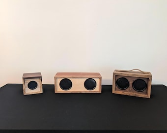 Wooden Bluetooth speaker made in handmade in USA