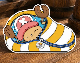 Sleepy Straw Hat Crew Member - Tony Tony Chopper - Vinyl Anime Sticker