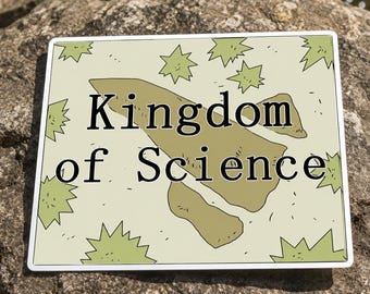 Dr. Stone - Kingdom of Science - Multiple Sizes - Glossy Waterproof & UV Resistant Vinyl Sticker
