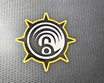 Gachiakuta - Le symbole des nettoyeurs - Sticker vinyle imperméable et résistant aux UV - Brillant