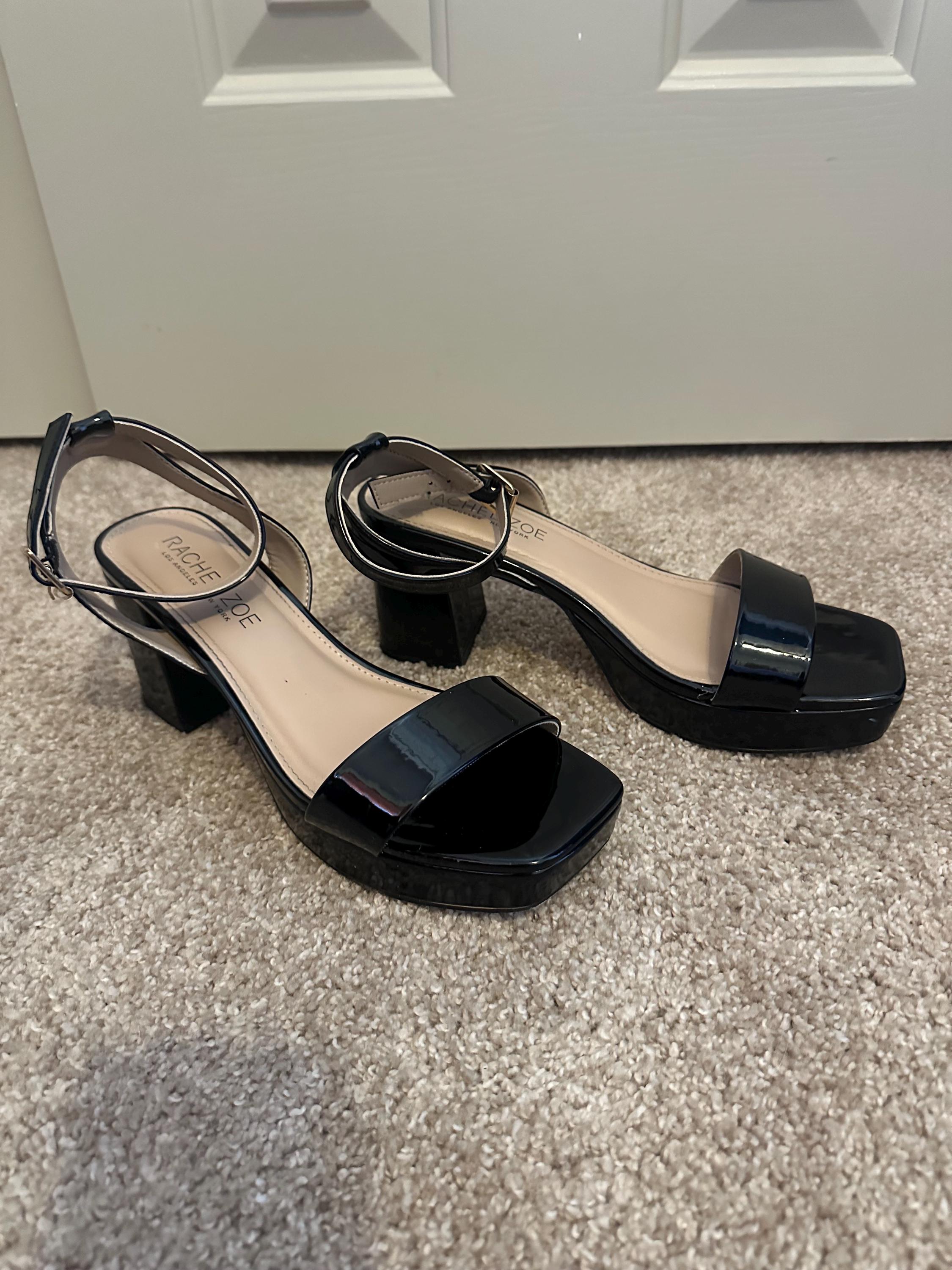 Patent Black Sandals - Etsy