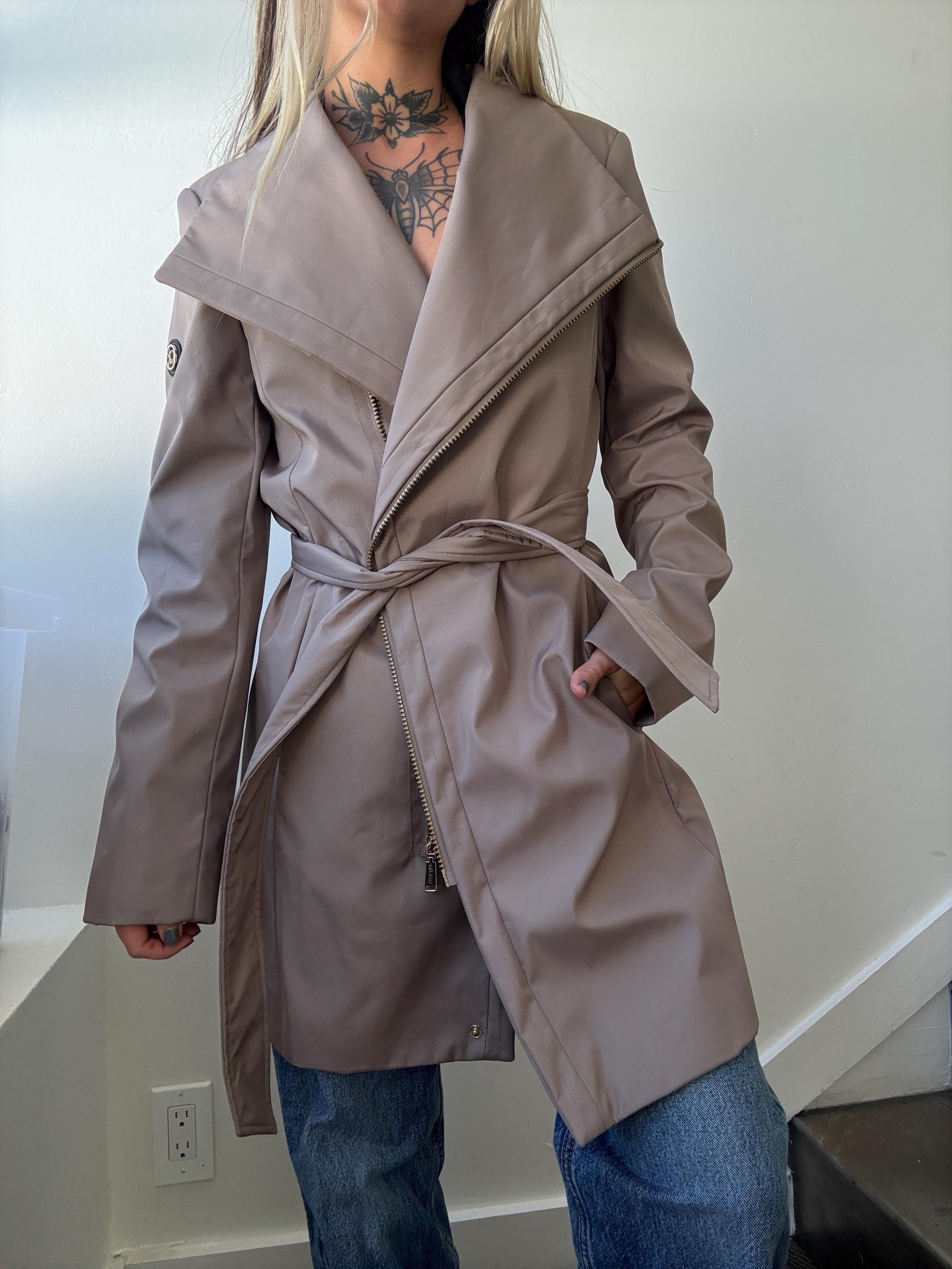 ハーリップトゥ Belted Dress Trench Coat taupe M ハーリップトゥ Belted Dress Trench Coat taupe M