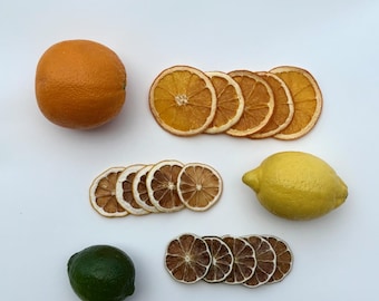 Dehydrated 1/2 Lemon 1/2 Lime Slices