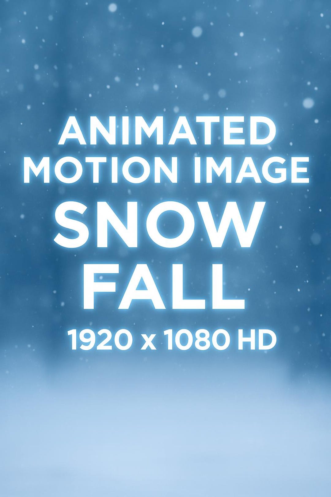 Snow Motion Animated Motion Image Snow Falling 1920x1080hd - Etsy