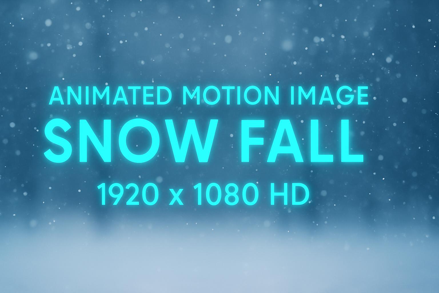 Snow Motion Animated Motion Image Snow Falling 1920x1080hd - Etsy