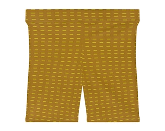 Pantaloncini da ciclista con stampa Cashew Sashoki / Pantaloncini sportivi casual con stampa integrale