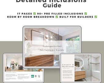 Elenco completo delle inclusioni della casa