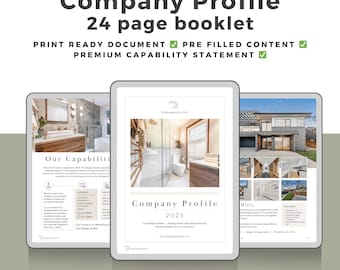 Dichiarazione di capacità di 24 pagine per costruttori