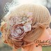 Champagne Wedding Veil Champagne Dress Birdcage Veil Champagne Birdcage Veil Gold Headpiece Wedding Fascinator 2 pieces Gold Fascinator