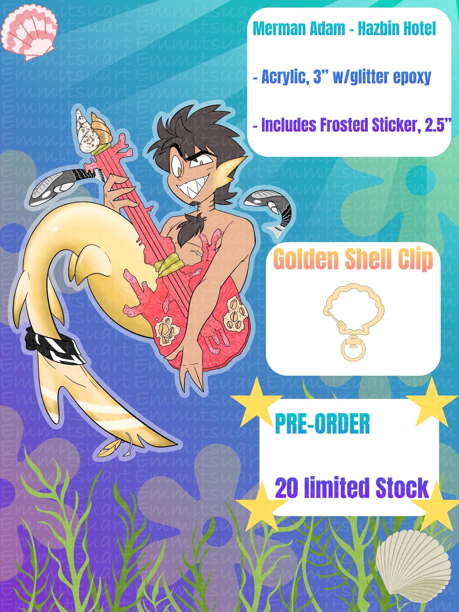 Adam Merman Keychain - Hazbin Hotel - Etsy