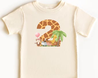 Maglietta per il secondo compleanno, maglietta per il secondo compleanno del bambino, vestito per il compleanno di due anni, maglietta per il secondo compleanno del bambino, top carino per il compleanno del bambino