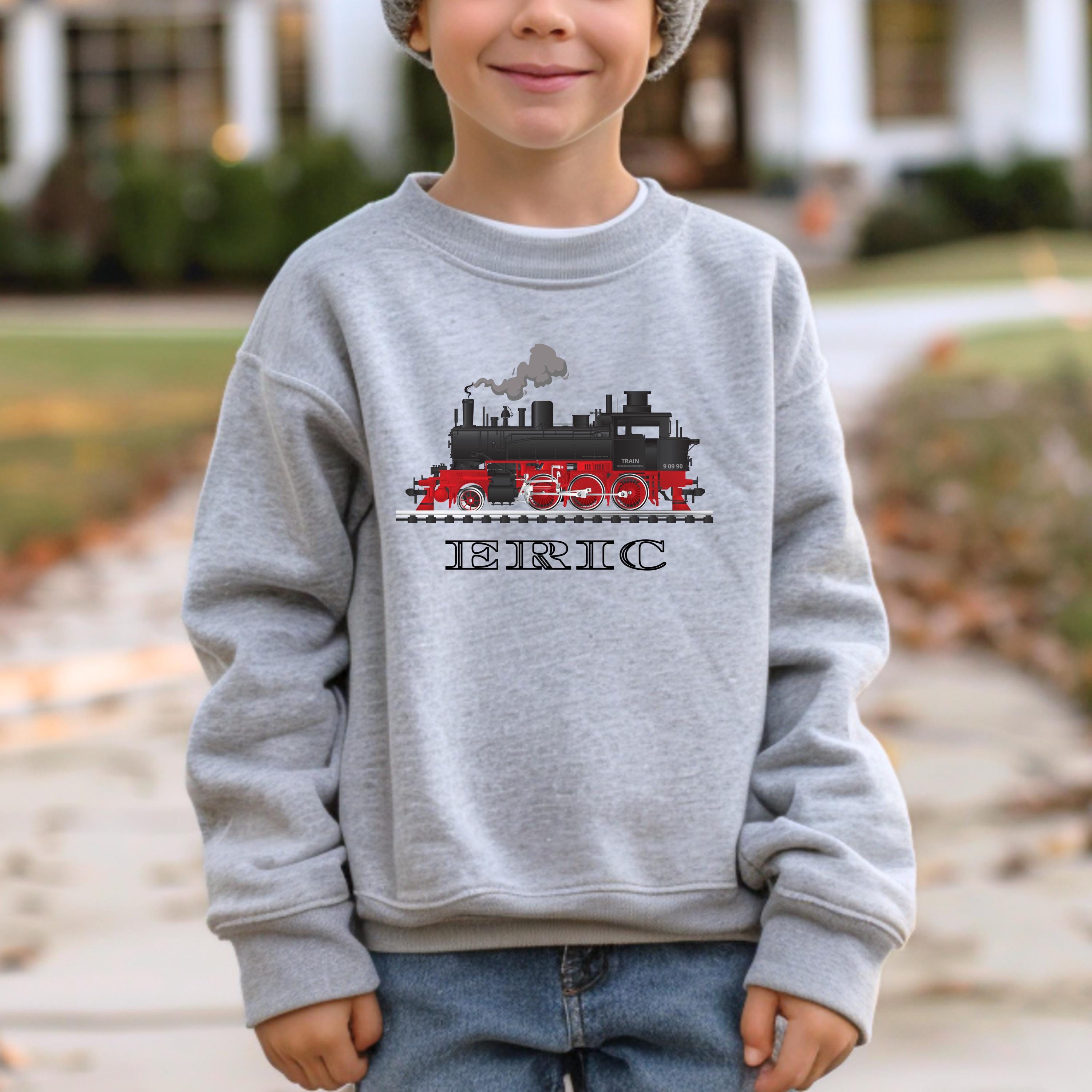 Pull De Noël Motif Train - Sweatshirt Chaud Et Fun - Pour Toute La Famille - Cadeau De Noël Idéal