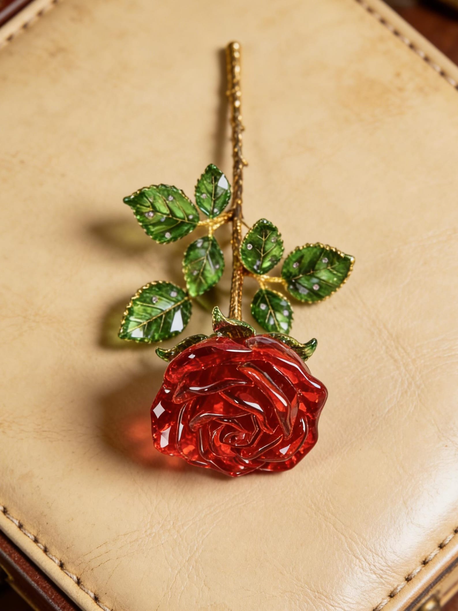Handmade Glass Rose Bouquets, Everlasting Rose Decorations, Glass ...