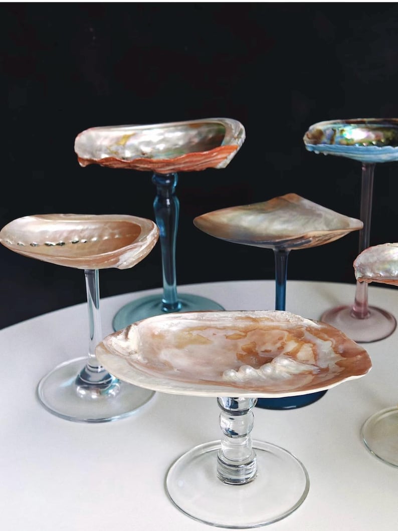 Conch Shell Wine Glass | Home Decor | Kitchenware Glassware | Natural ...